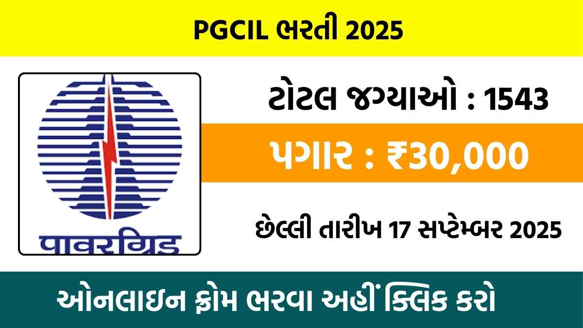 PGCIL Recruitment 2025